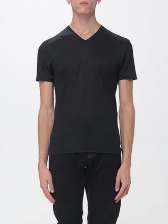 Gucci T-shirt slim fit in modal con scollo a V a maniche corte