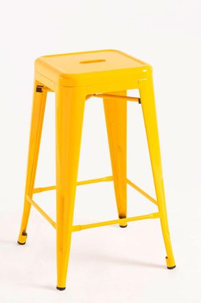 Regalos Miguel Packs Taburetes Bajos - Pack 6 Taburetes Torix Bajos 65 Cm - Amarillo