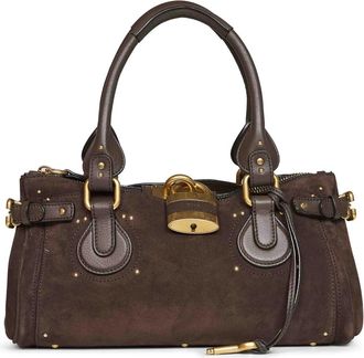 Chlo&eacute; Paddington Schoudertas - Dames - Tassen - Bruin - Maat: ONE Size Leer