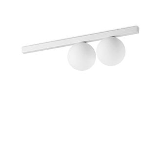Netlighting Binomio 2 Light Globe Ceiling Light White