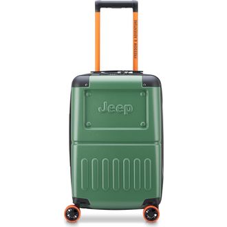 Jeep JH002B Carry-On 19 Inch Hardside Expandable Luggage with Spinner Wheels in Elm Green at Nordstrom
