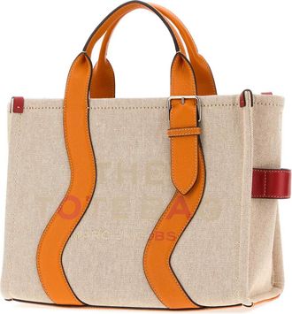 Marc Jacobs Womens Tote Beige Fabric