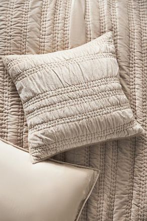 Anthropologie Lustered Velvet Alastair Euro Sham