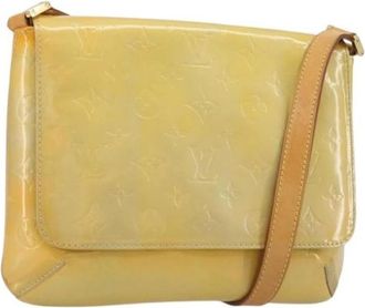 Louis Vuitton Pre-owned Shoulder Bag - Dames - Vintage Schoudertas - Geel - ONE Size - Leer - Vintage