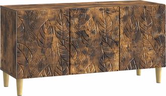 vidaXL Mueble De Tv 99 X 34,5 X 50 Cm Roble Ahumado Vidaxl