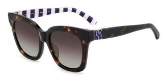 Kate Spade New York Constance/G/S Asian Fit Polarized 086/LA Womens Sunglasses Tortoiseshell Size 53