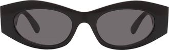 Versace Dark Grey Oval Ladies Sunglasses VE4480U 536087 51