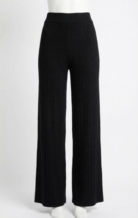 Z Supply Du Monde Sweater Pants In Black