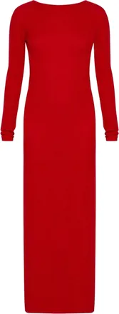 Marella Red Mltgalante Floor-Length Red Knot Dress