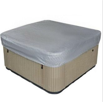 OEM Housse Spa - Polyester 190t Impermeable Anti-uv - Para Spa Exterior Cuadrado - 207 X 207 X 30 Cm - 1 Unidad