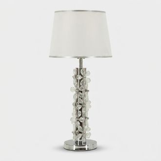 Les Tendances Lampada Da Tavolo Con Paralume In Tessuto Flower