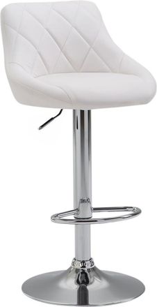 Clp Clp - Taburete De Bar Lazio Blanco Cromado