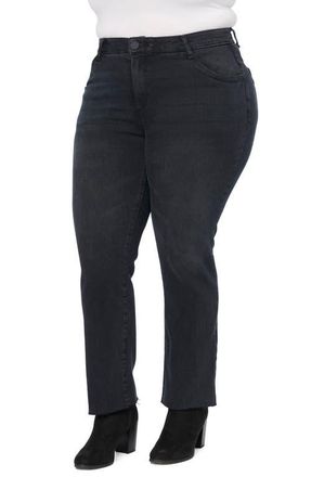 Wit & Wisdom Skyrise Superhigh Waist Stretch Bootcut Jeans (Nordstrom Exclusive) in Wbk-Washed Black at Nordstrom, Size 24W