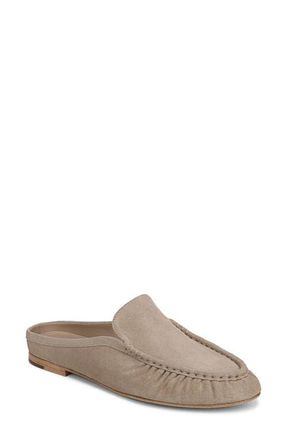 Vince Tevin Ruched Apron Toe Mule in Dark Clay at Nordstrom, Size 9.5