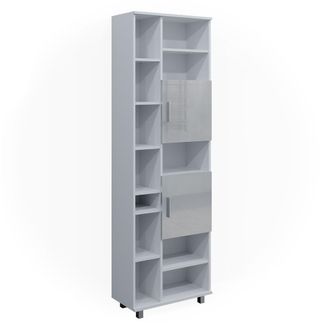 Vicco Armario De Ba&ntilde;o Ilias, Blanco Alto Brillo, 60 X 190 Cm