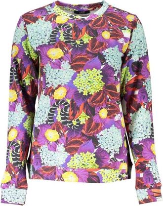 Cavalli Logo Print Crew Neck Sweatshirt - Dames - Sweatshirts - Veelkleurig - XS - Katoen - Hoodies & sweatvesten