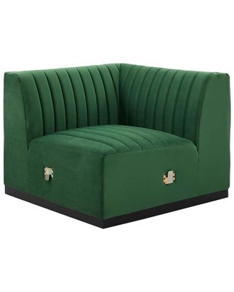 ModWay Conjure Channel Tufted Performance Velvet Left Corner Chair