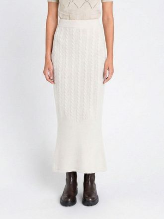 Twinset Skirt TWINSET Woman color Yellow Cream