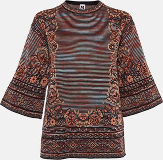 M Missoni Multicolor Patterned Knit Top