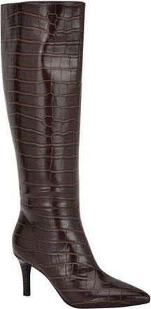 Guess Wayla Stiletto Knee High Boot in Dark Brown at Nordstrom Rack, Size 8.5