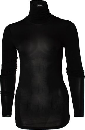 Isabel Marant Isabel Marant Pre-owned Womens sheer goyela top - Black Viscose - Size EU 36 (Womens)