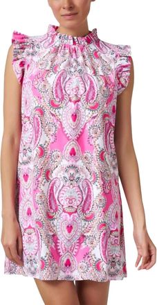 Jude Connally Shari Mini Dress In Oasis Paisley Peony