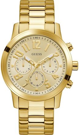 Guess Parker Multifunction Bracelet Watch, 44mm in Champagne at Nordstrom