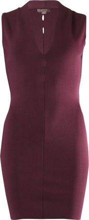 Alexander Wang Cut-Out Bodycon Dress in Burgundy Rayon