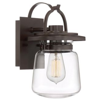 Netlighting Quoizel Lasalle Outdoor Wall Lantern Western Bronze IP44