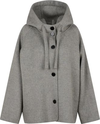 Oakwood Akita Wool Jacket - Dames - Zomerjassen - Grijs - L - Wol - Jassen