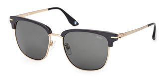 BMW BW0067-H Polarized 20D Mens Sunglasses Grey Size 57