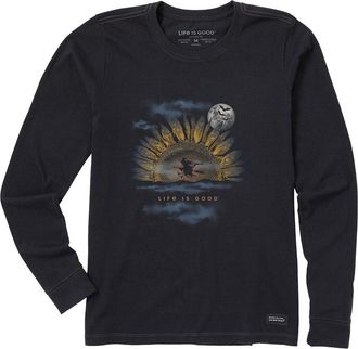 Life is good Long Sleeve Crusher T-Shirt