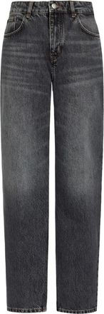 12 Storeez Jeans dritti con applicazione - Grigio