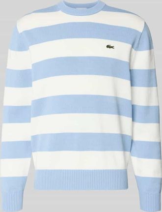 Lacoste Regular Fit Pullover aus reiner Baumwolle in Hellblau, Gr&ouml;&szlig;e XXXL