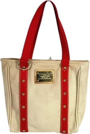 Louis Vuitton Pre-owned Tote Bag - Dames - Vintage Shopper - Beige - ONE Size - Vintage