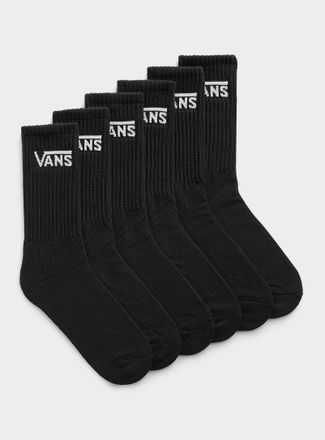 Vans Womens Classic solid socks 6-pack
