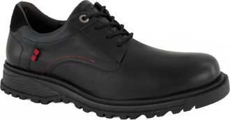 Andrea Mens Leather Oxford Shoes In Black