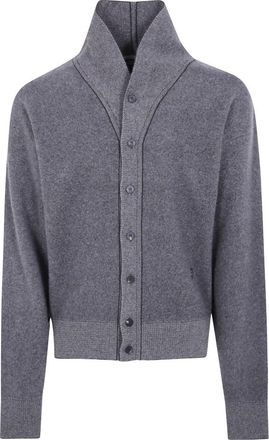 Jacquemus Le Cardigan Pelota - Heren - Vesten - Grijs - L - Wol - Truien & Vesten