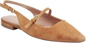 Linea Paolo Celeste Slingback Pointed Toe Flat in Caramel at Nordstrom Rack, Size 9