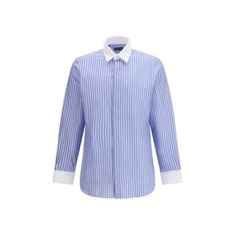 Tom Ford Blue Cotton Dress Mens Shirt
