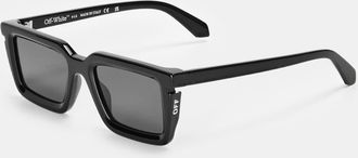 Off-white Mens Accessories Off White Tucson Square Full Rim Sunglasses in Black/Dark Grey - One Size