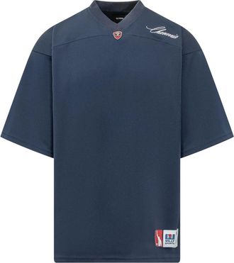 Willy Chavarria OS Sport Jersey - Heren - Fitness - Blauw - L - Polyester - Fitness