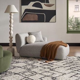 Castlery Auburn Modular Sofa with Right Arm Chaise, Grey, Castlery