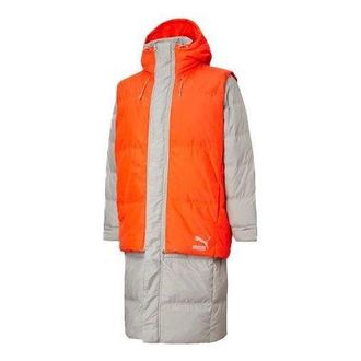 Puma Layer Down Jacket Grey Orange 598317-84
