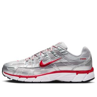 Nike NIke P-6000 Metallic Silver Cool Grey Red CD6404-024