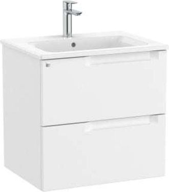 Roca Mueble 600mm Aleyda 2 Cajones + Lavabo Blanco Mate.-roca: Dise&ntilde;o, Innovaci&oacute;n Y Calidad