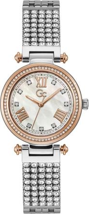 Guess Accessoires, Dames, Grijs, ONE Size, Damesarmbandhorloge GC Prime Chic Zilver Y47009L1Mf