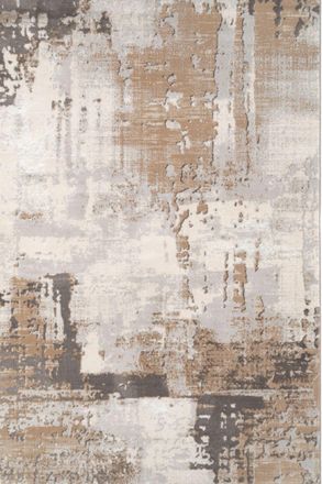Kukoon Cream Beige Modern Contemporary Abstract Living Room Area Rug 160cm x 230cm in Light Beige | Size: 160 cm x 230 cm