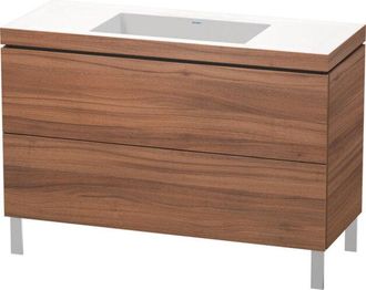 Duravit Lavamanos Duravit L-cube Con Base De Pie, 120x48 Cm, 2