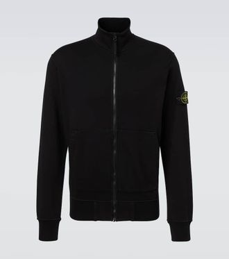 Stone Island Compass cotton half-zip sweater